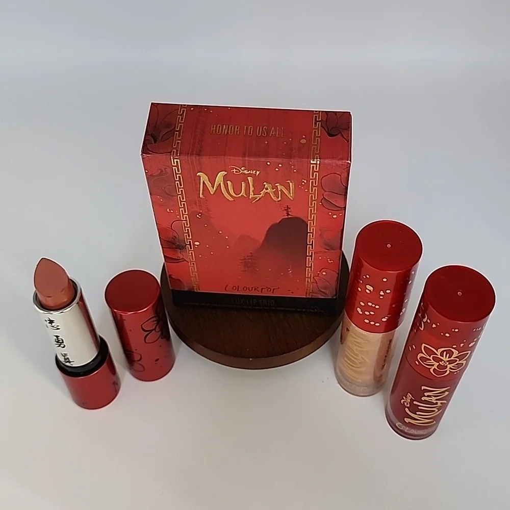 Colourpop Mulan Lux Lip Trio Honor To Us All - Hua Mulan, Phoenix, & Str…